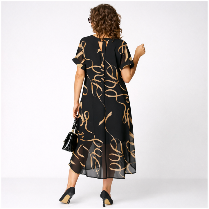 Pavla - Elegante Vestido De Manga Corta