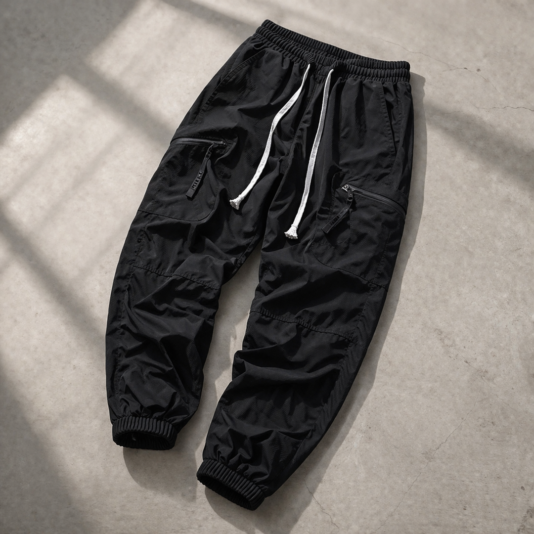 Johnas - Pantalones Cargo Informales Con Cordón