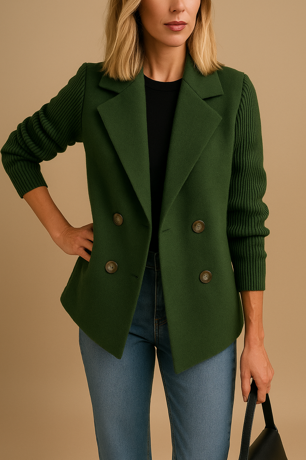 Almante - Blazer Estilo Jersey