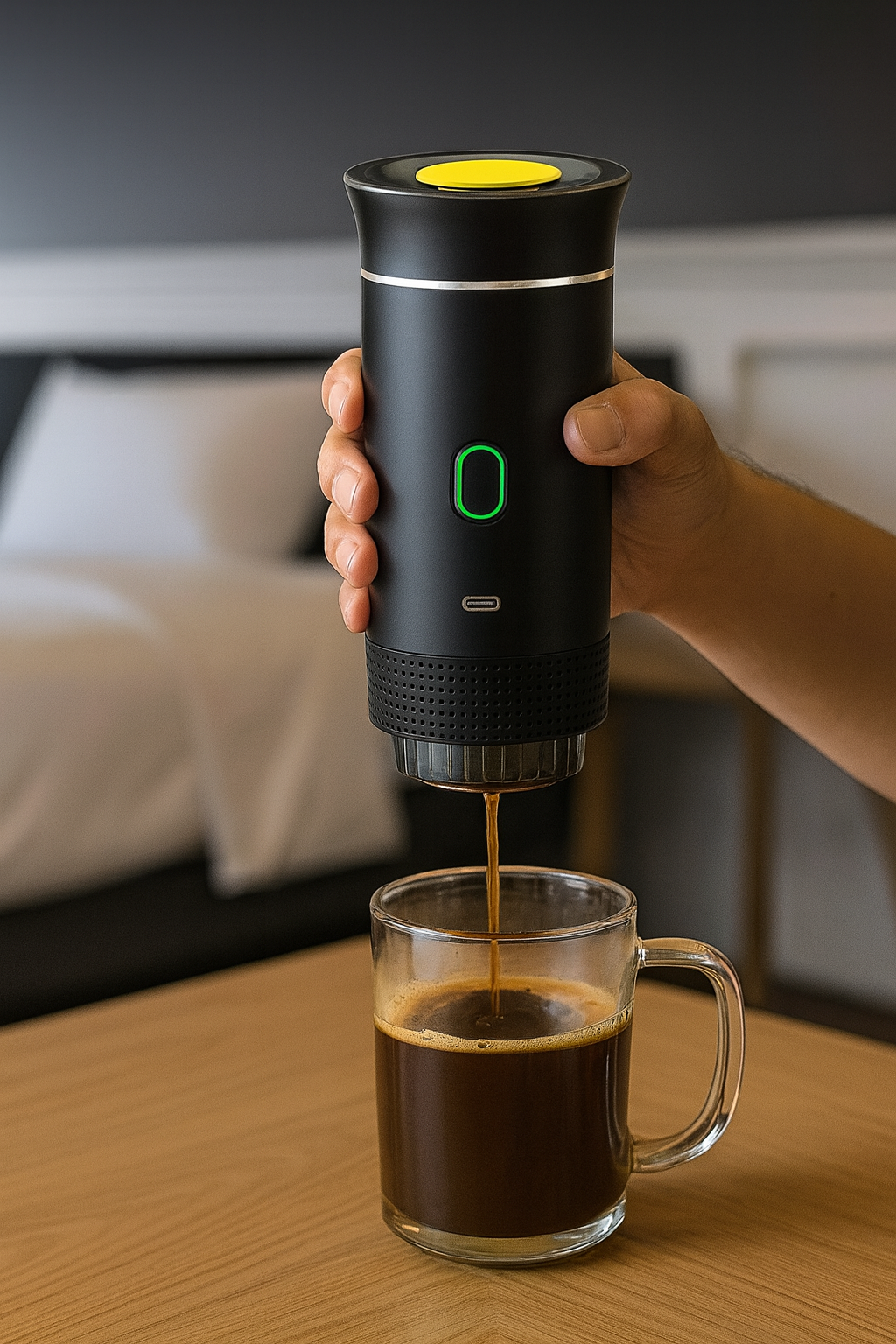 AeroCafe: Máquina Portátil Para Preparar Café Expreso y Capuchino