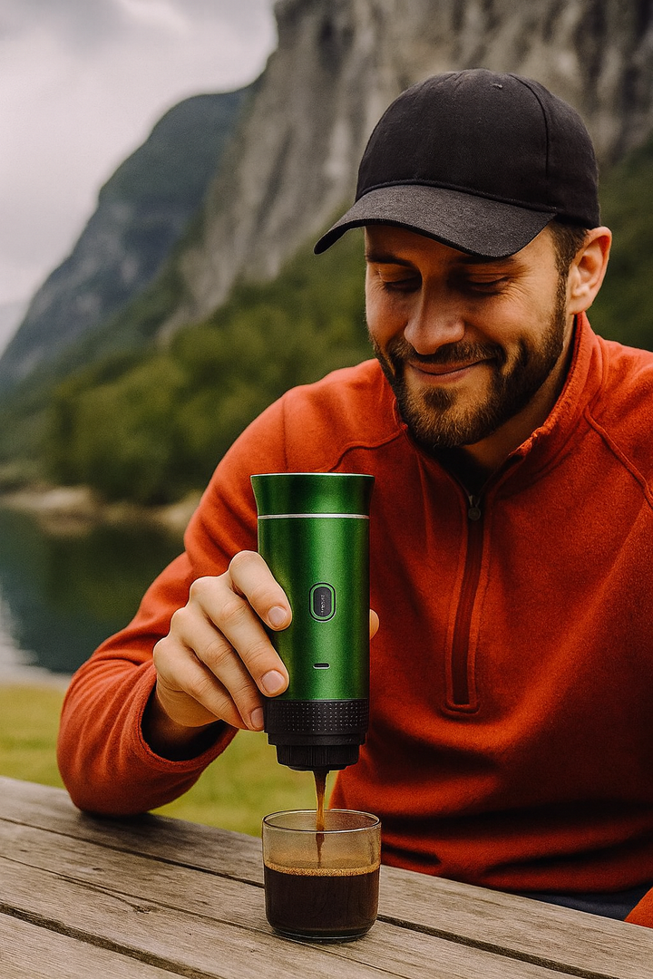 AeroCafe: Máquina Portátil Para Preparar Café Expreso y Capuchino