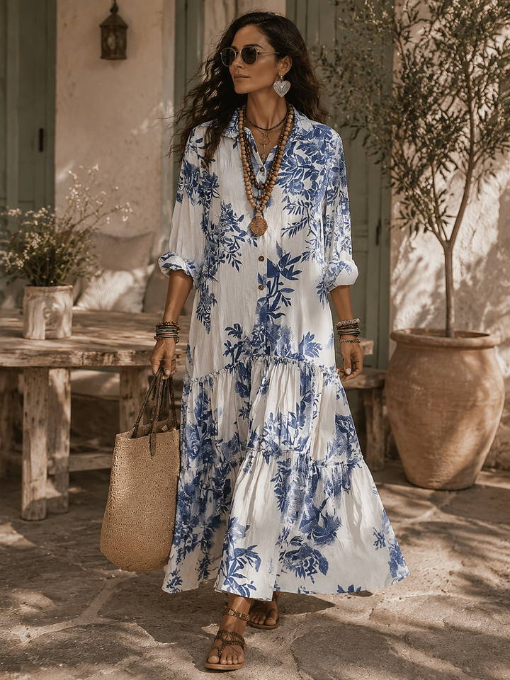 Shiza - Vestido Que Cubre El Vientre Con Botones