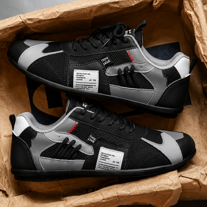 Reinders - Zapatillas Deportivas Con Cordones y Diseño Patchwork