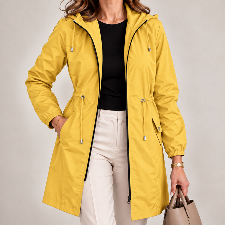 Jenevy - Chaqueta Ligera E Impermeable Con Capucha