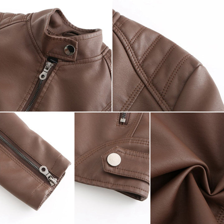 Hanneke - Elegante Chaqueta de Cuero