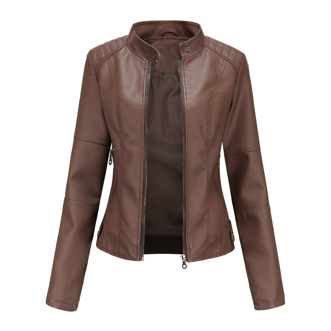 Hanneke - Elegante Chaqueta de Cuero