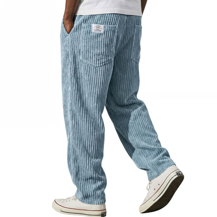 Erdem - Pantalones de Corte Ancho y Textura de Pana