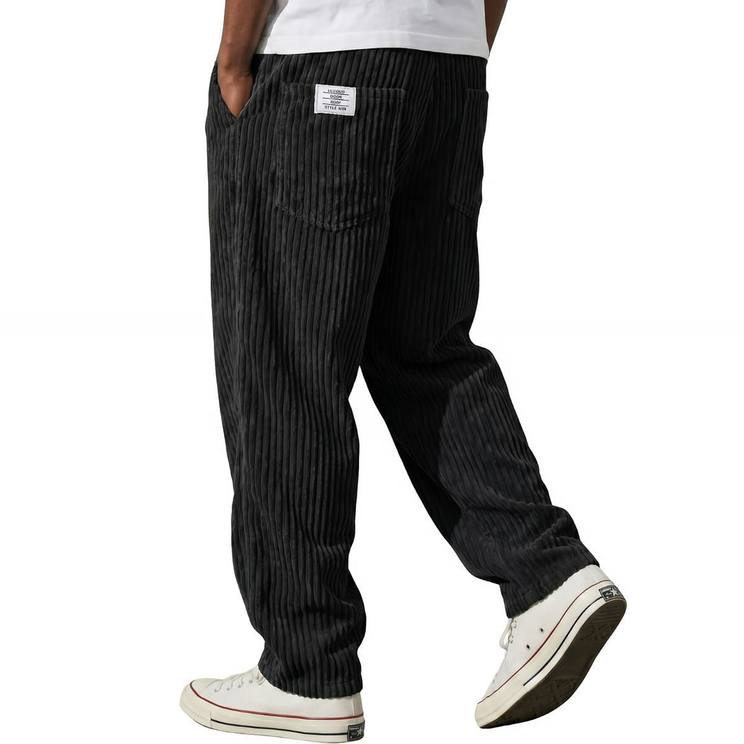 Erdem - Pantalones de Corte Ancho y Textura de Pana
