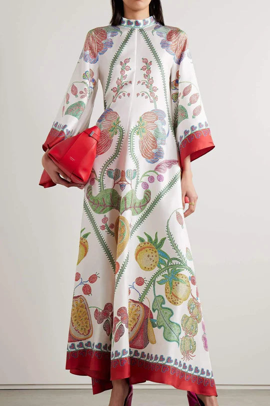 Elica - Vestido Largo Estampado