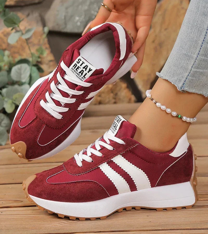 Jonara - Zapatillas Con Plataforma De Estilo Retro