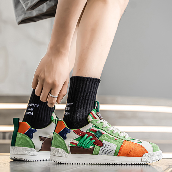 Pooran - Zapatillas Retro Ultra Cómodas