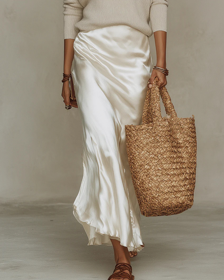 Nelena - Elegante Vestido Midi Con Jersey
