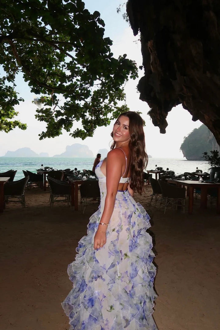 Mikayla - Elegante Vestido Con Volantes