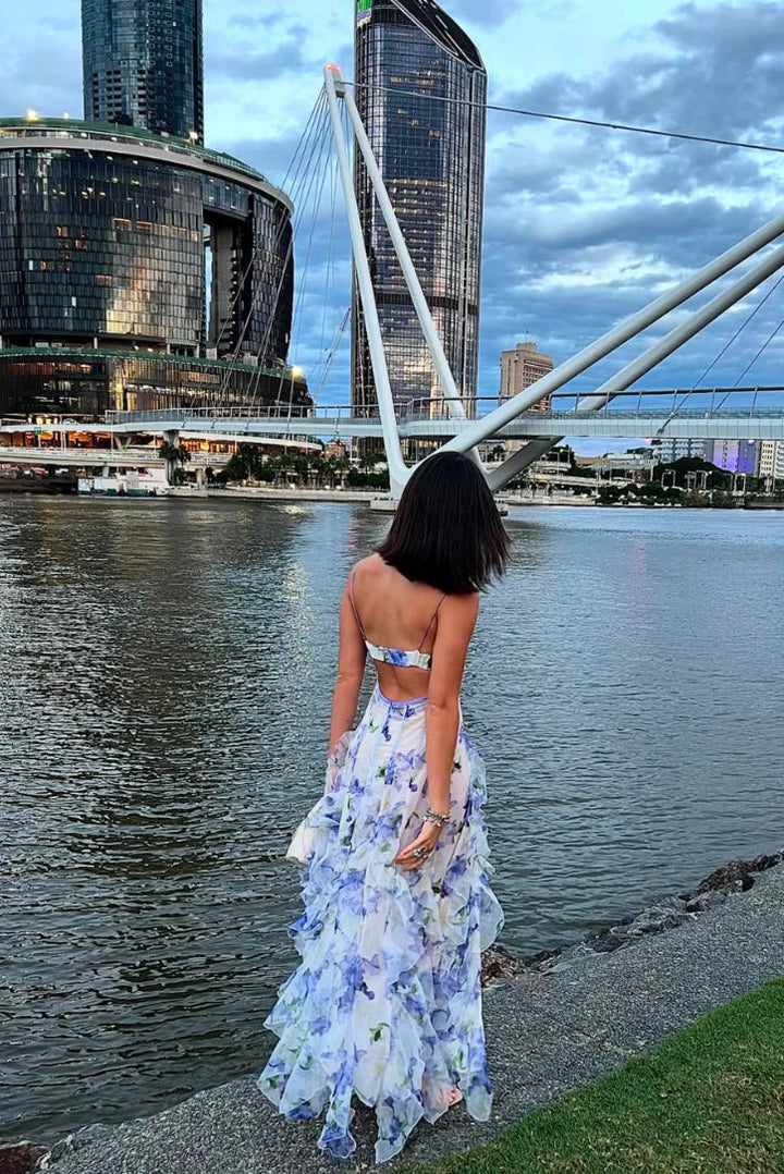 Mikayla - Elegante Vestido Con Volantes