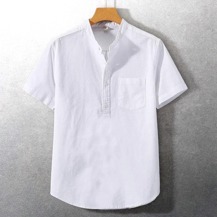 Sung - Camisa De Mezcla De Algodón