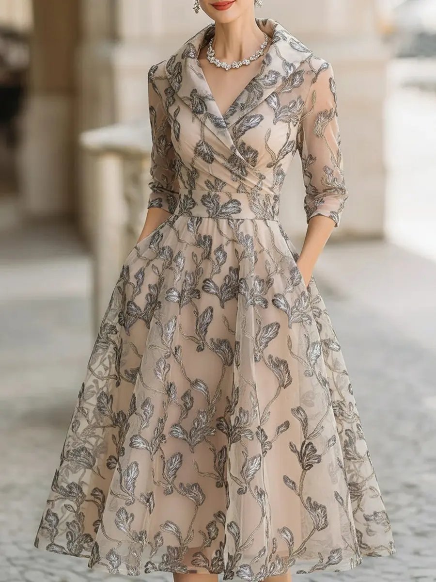 Lyanni - Vestido Largo Clásico y Elegante