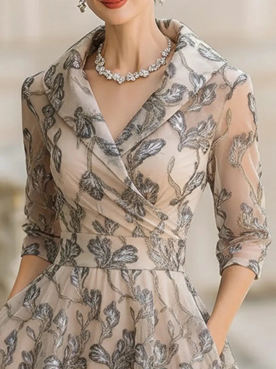Lyanni - Vestido Largo Clásico y Elegante