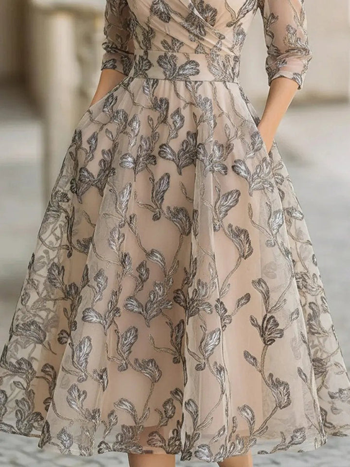 Lyanni - Vestido Largo Clásico y Elegante
