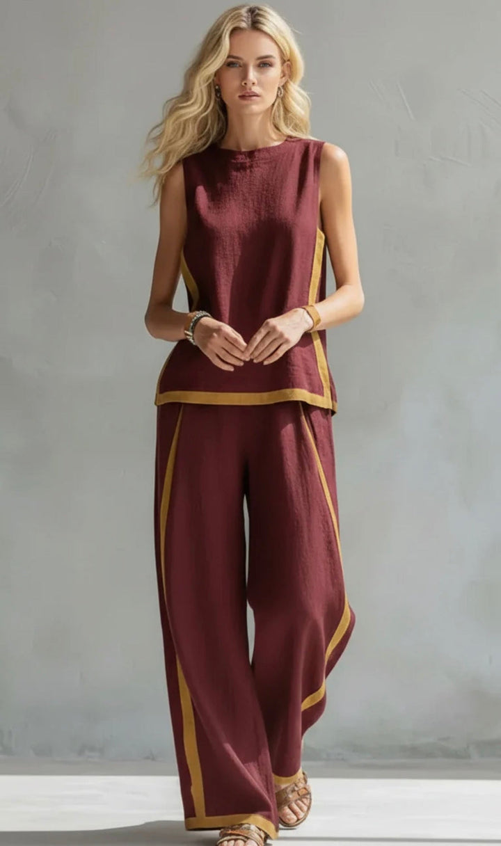 Sachindri - Elegante Traje de Dos Piezas