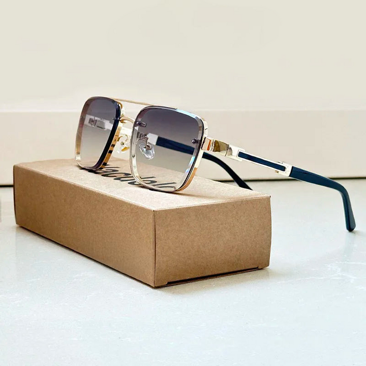 MetroLens - Gafas De Sol Cuadradas Con Doble Puente