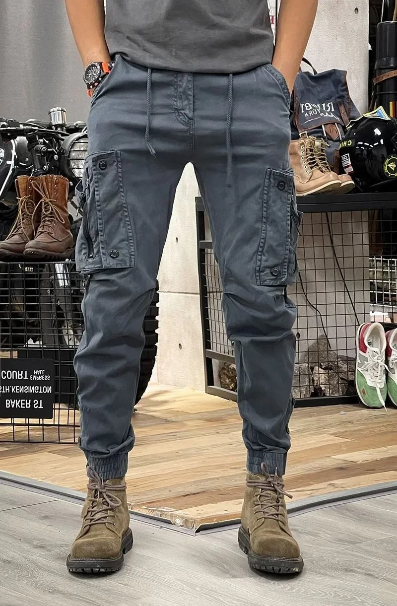 Guntram - Pantalones Cargo Elásticos Con Elastano