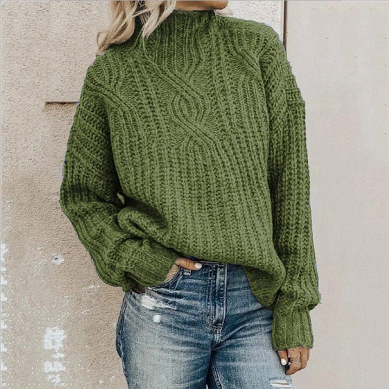 Chaipanya - Jersey De Punto Trenzado Elegante y Cómodo