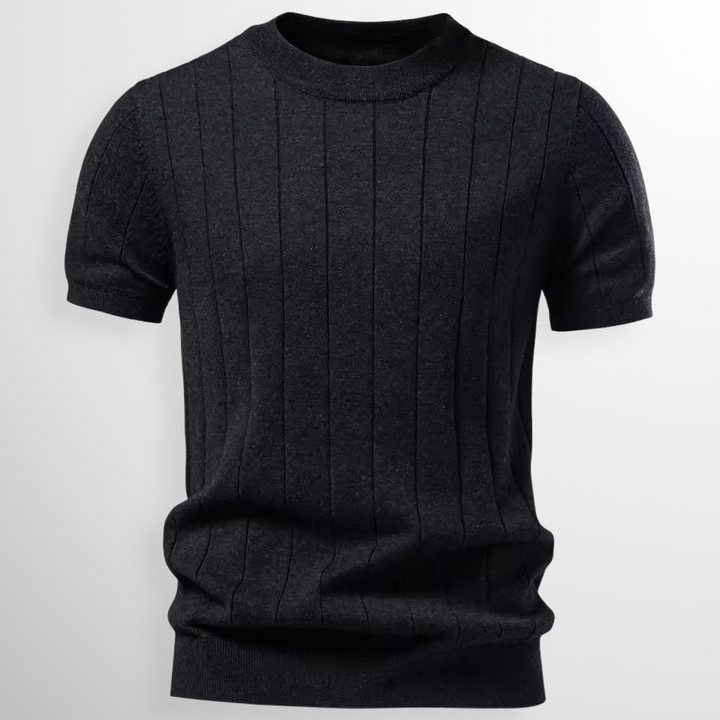 Driessen - Camiseta de Punto Acanalado