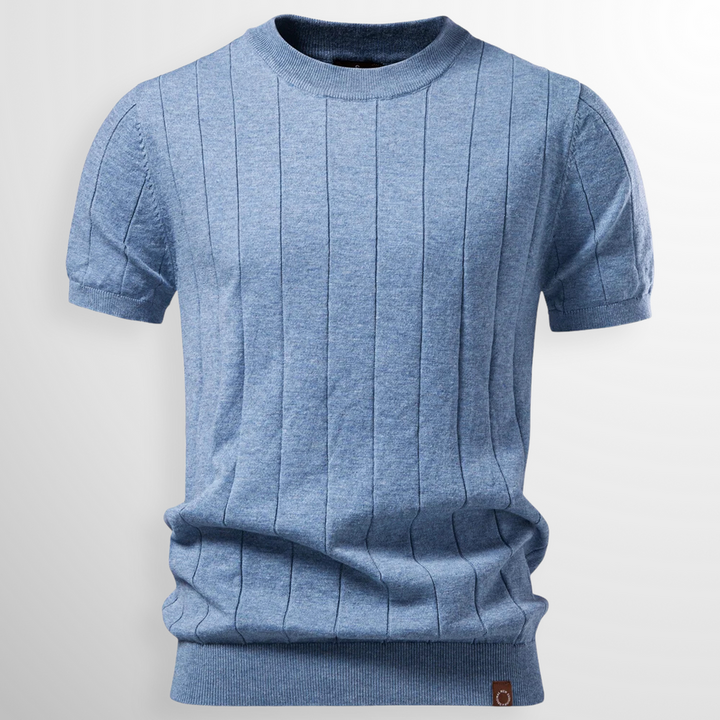 Driessen - Camiseta de Punto Acanalado
