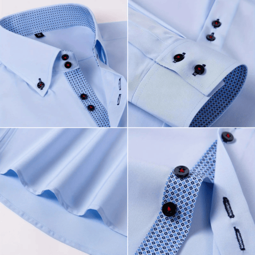 Remco - Elegante Botón arriba Camisa