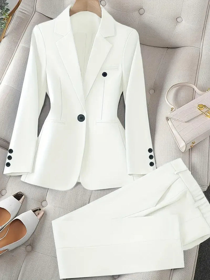 Tazmin - Elegante Traje de Chaqueta y Pantalón
