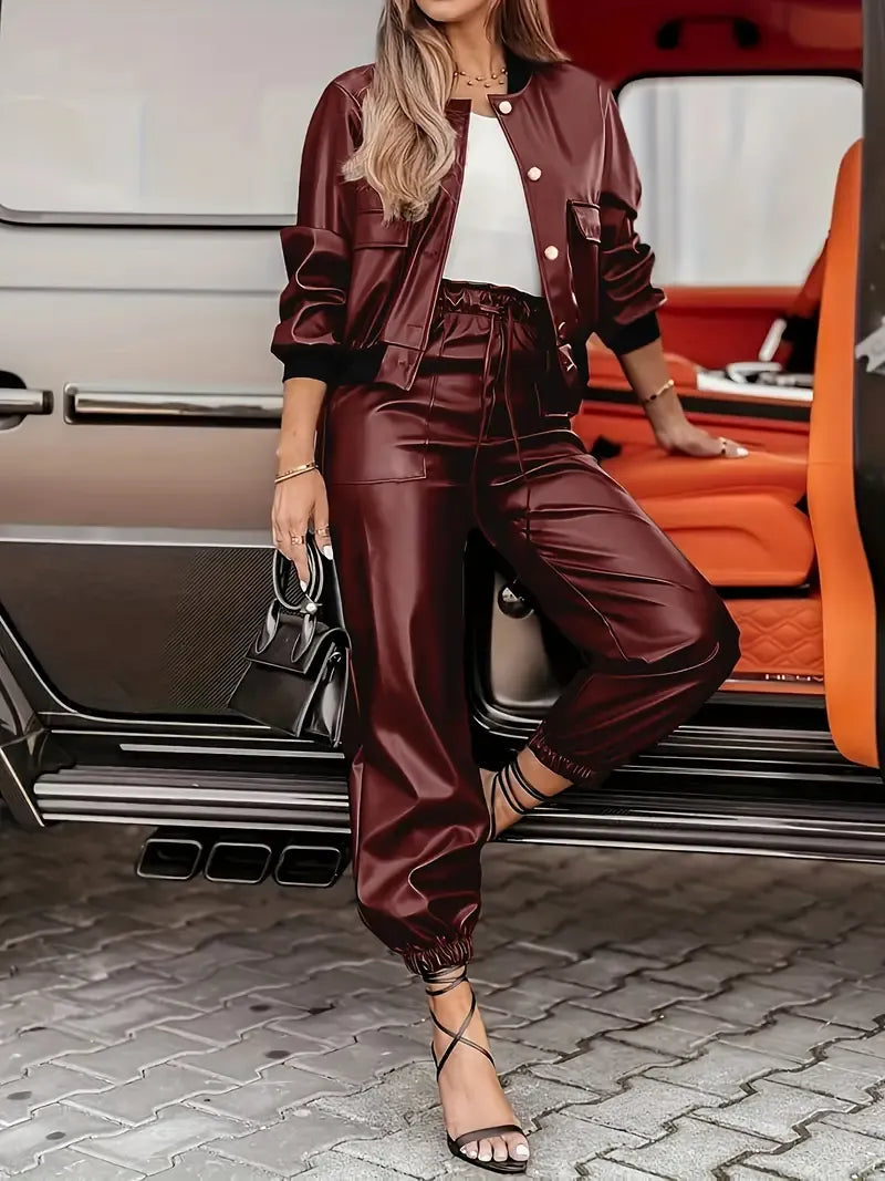 Tabea - Conjunto De Dos Piezas De Cuero