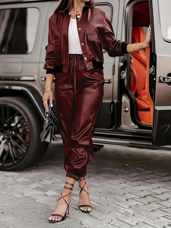 Tabea - Conjunto De Dos Piezas De Cuero