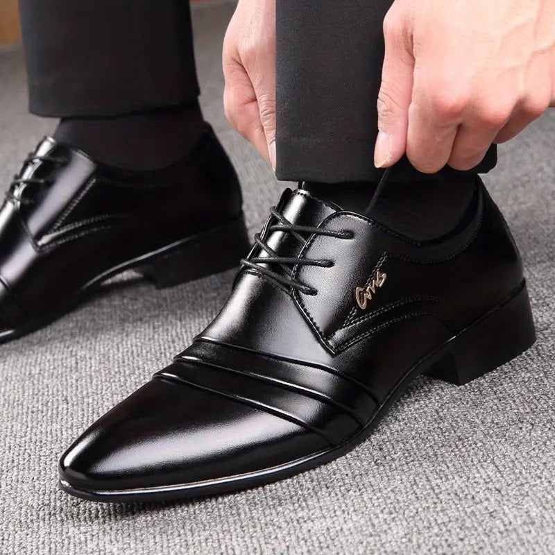 Sybren - Zapatos De Cuero Antideslizantes