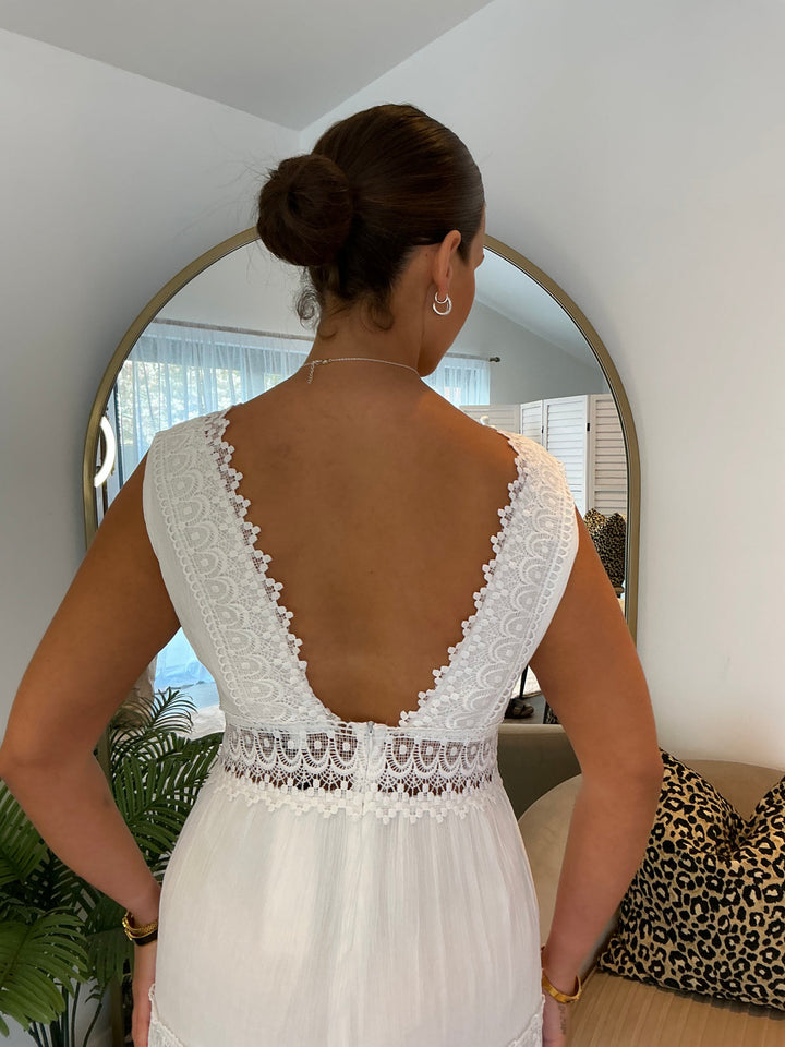 Clothilde - Vestido Largo De Verano De Ganchillo