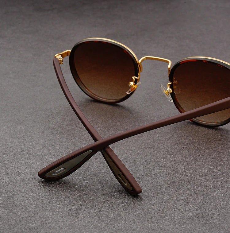 NoirGlow - Gafas de Sol Circulares Luxe Eclipse