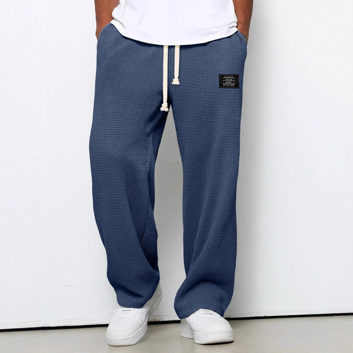 Dezlan - Pantalones Holgados De Pierna Ancha Con Cintura Ajustable