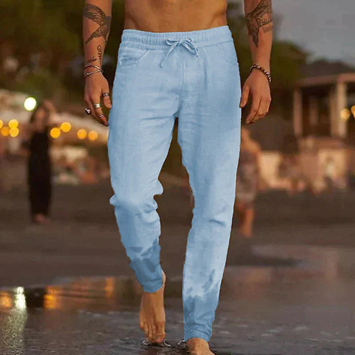 Gino - Pantalones de Lino