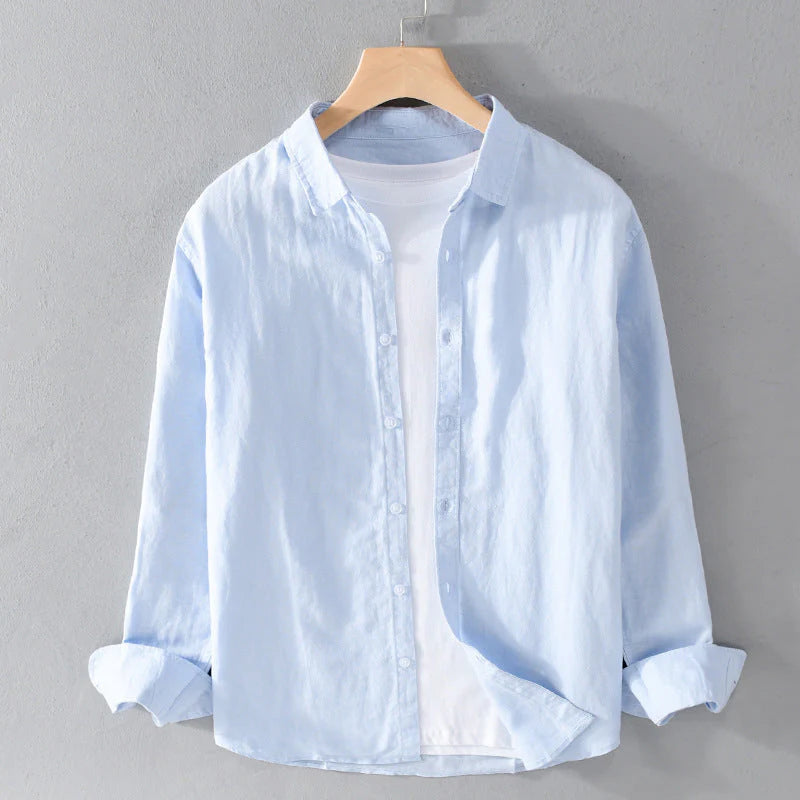 Emerson - Camisa Informal De Manga Larga Con Botones