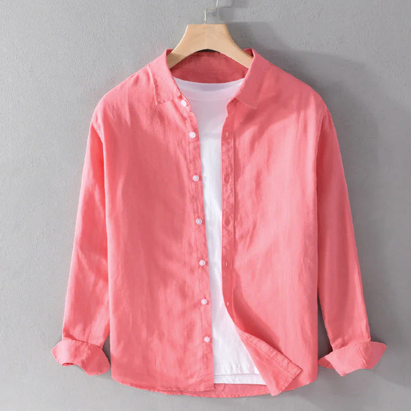 Emerson - Camisa Informal De Manga Larga Con Botones