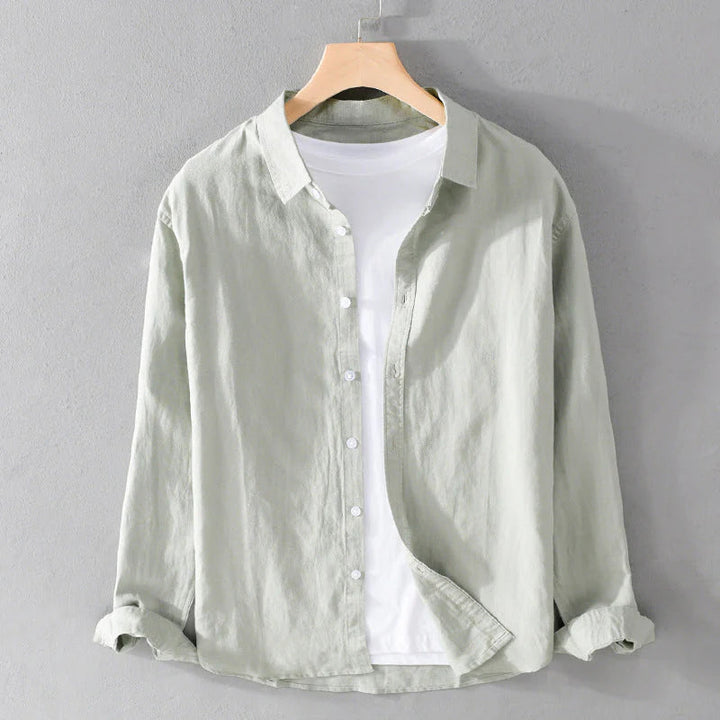 Emerson - Camisa Informal De Manga Larga Con Botones