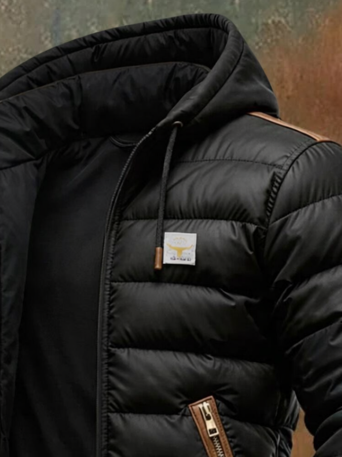 Zviad - Chaqueta Informal Con Capucha y Bolsillos