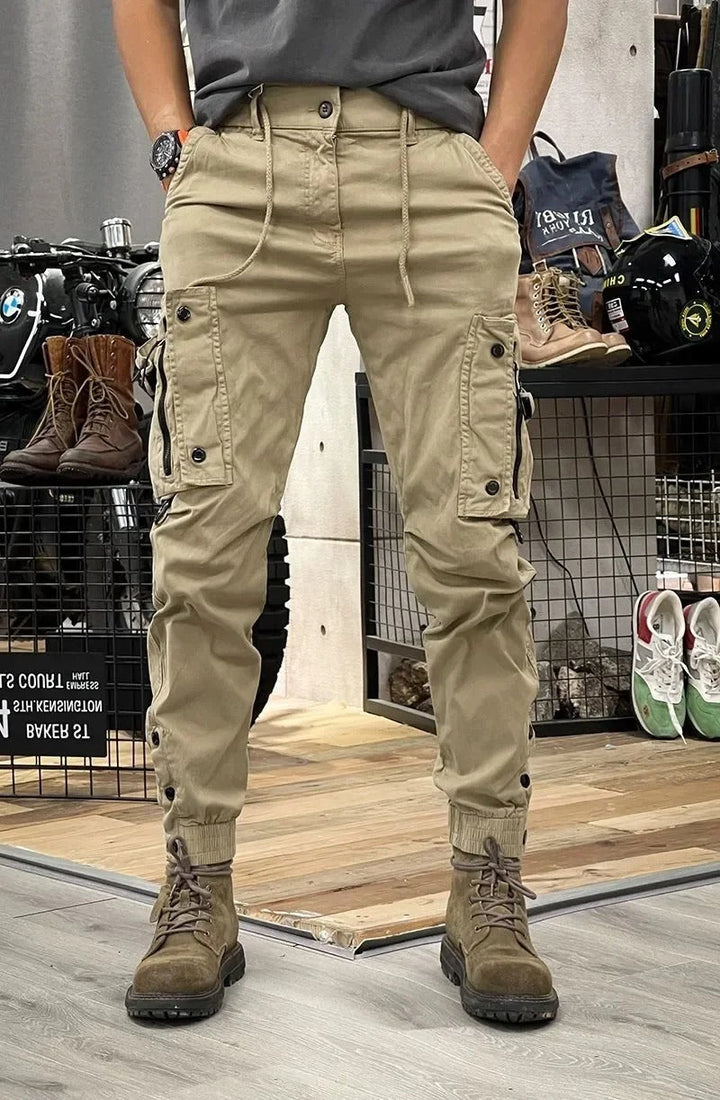 Guntram - Pantalones Cargo Elásticos Con Elastano