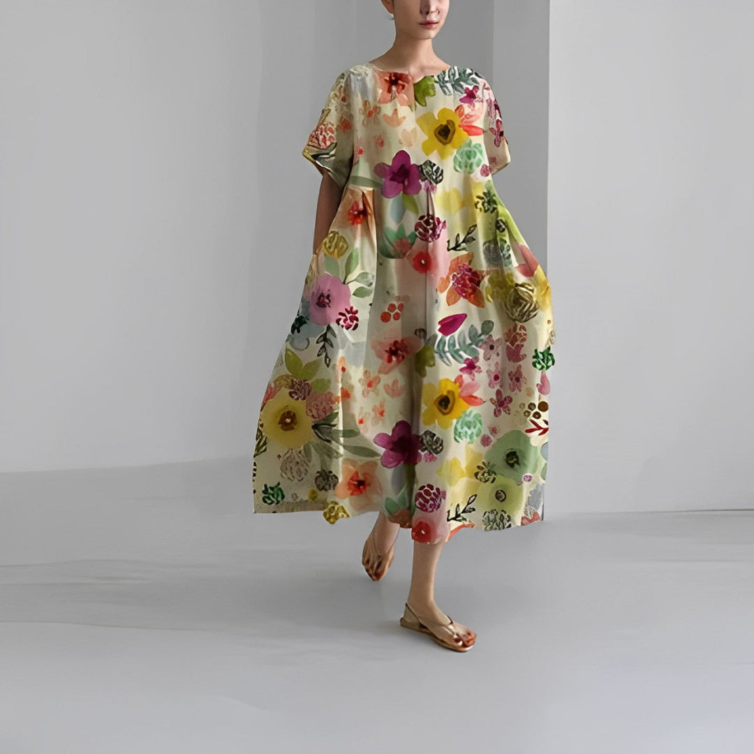 Adelia - Vestido Floral Bohemio