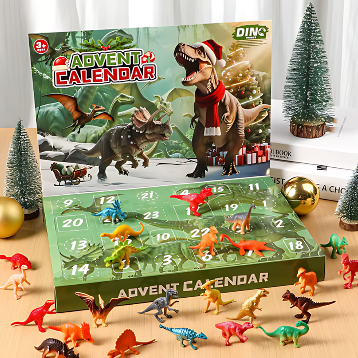 DinoFun - Calendario de Adviento de 24 días Lleno de Sorpresas