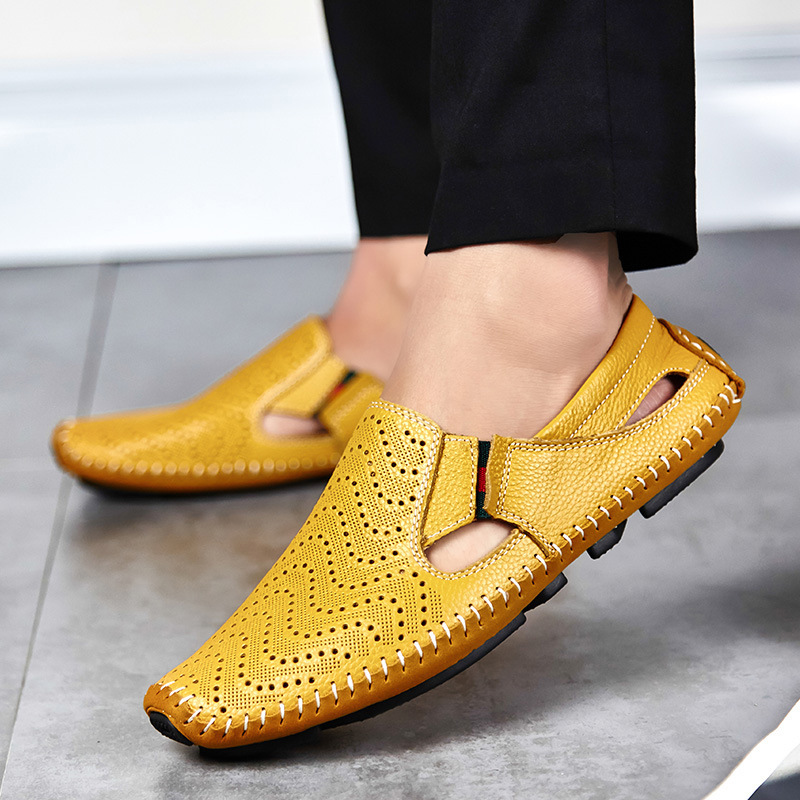 Akiva - Sandalias Cómodas De Cuero