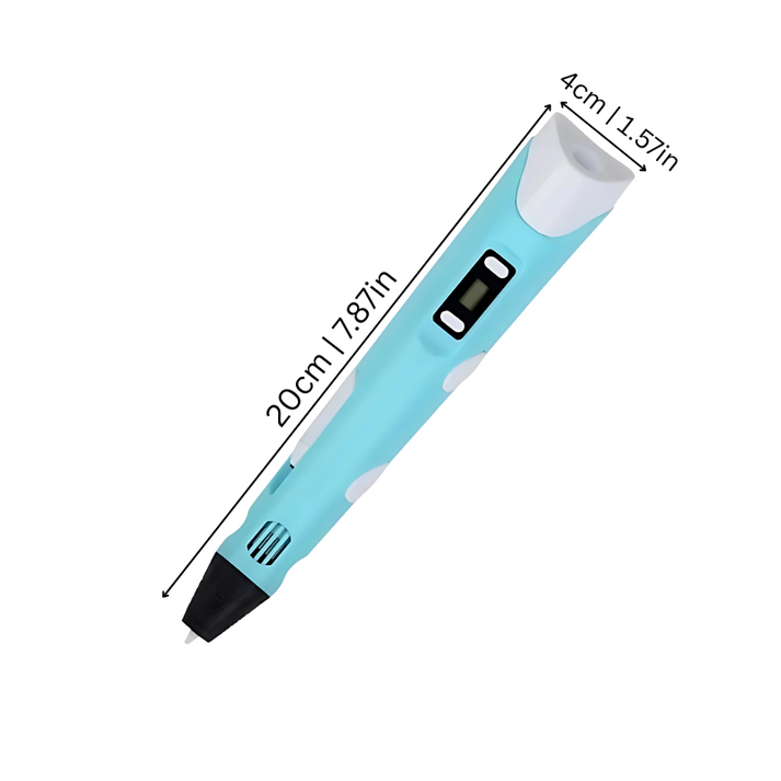 SketchFlow -  Juego De Bolígrafos Portátiles Para Impresión 3D Con Pantalla LED