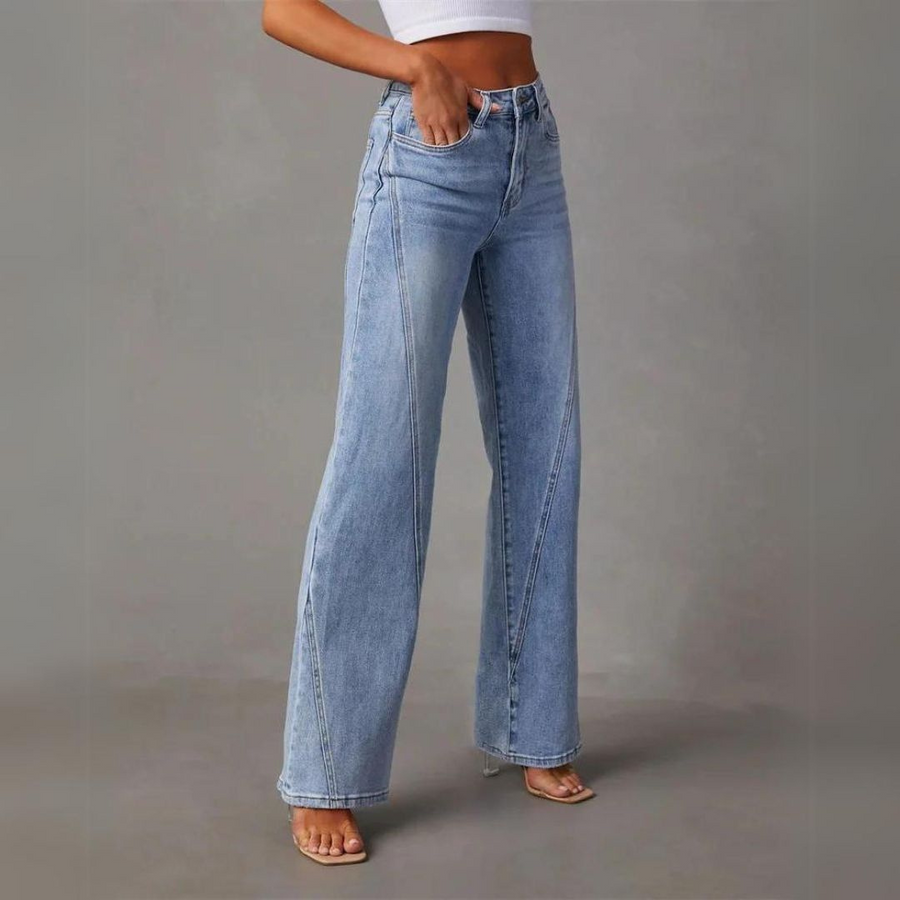 Vanda - Pantalones Anchos De Cintura Alta