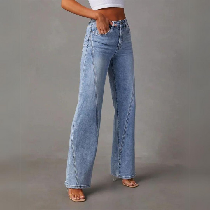 Vanda - Pantalones Anchos De Cintura Alta