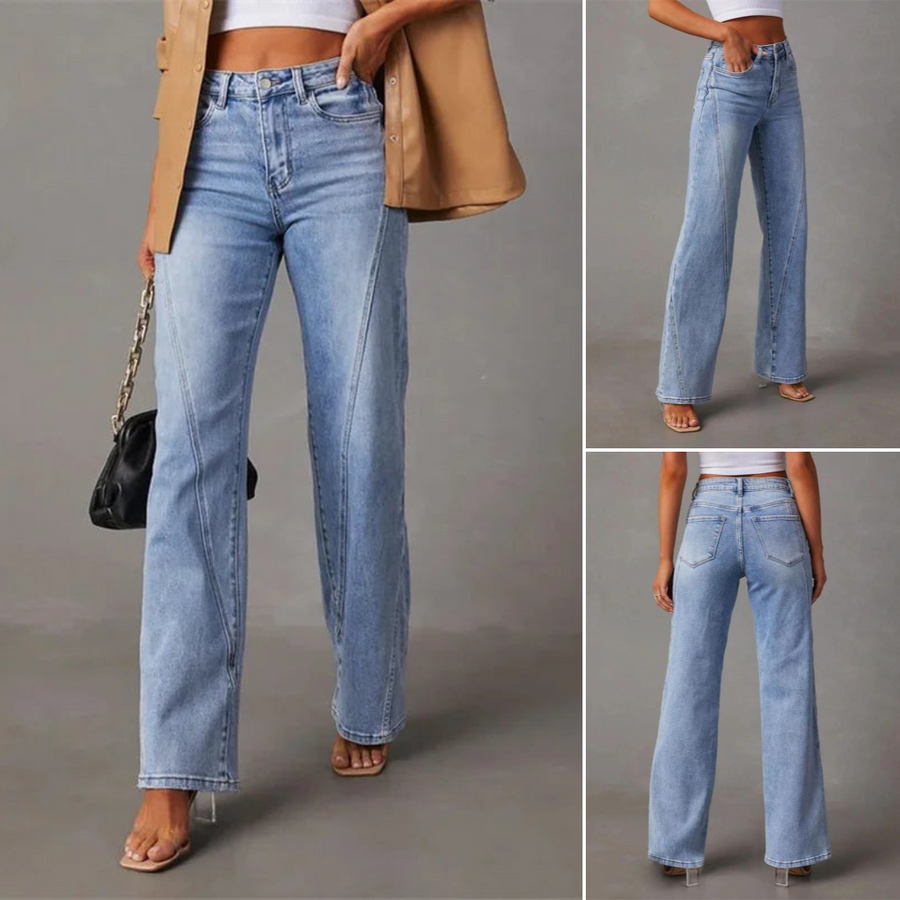 Vanda - Pantalones Anchos De Cintura Alta
