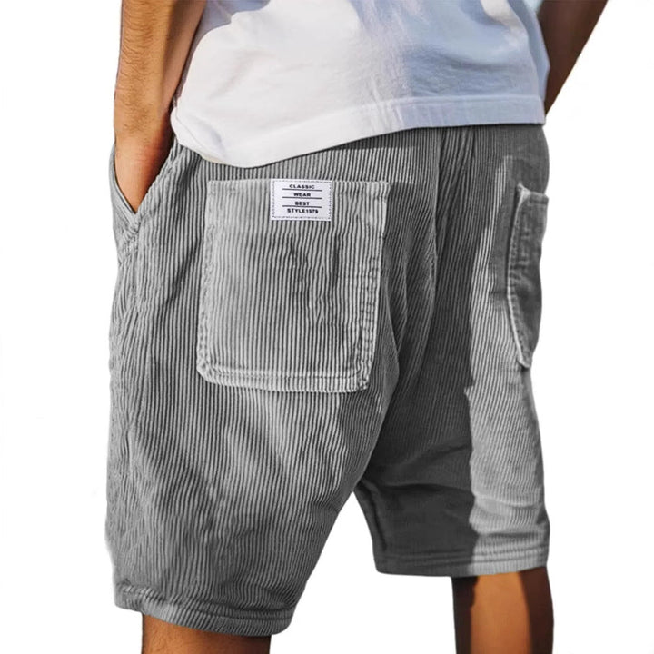 Festus - Pantalón Corto Entallado De Textura Refinada
